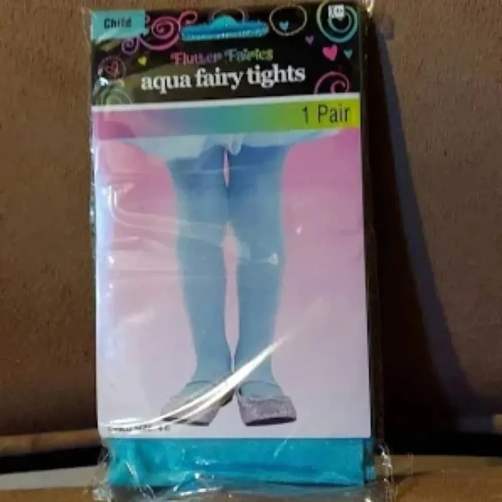 Aqua Fairy Tights, NEW